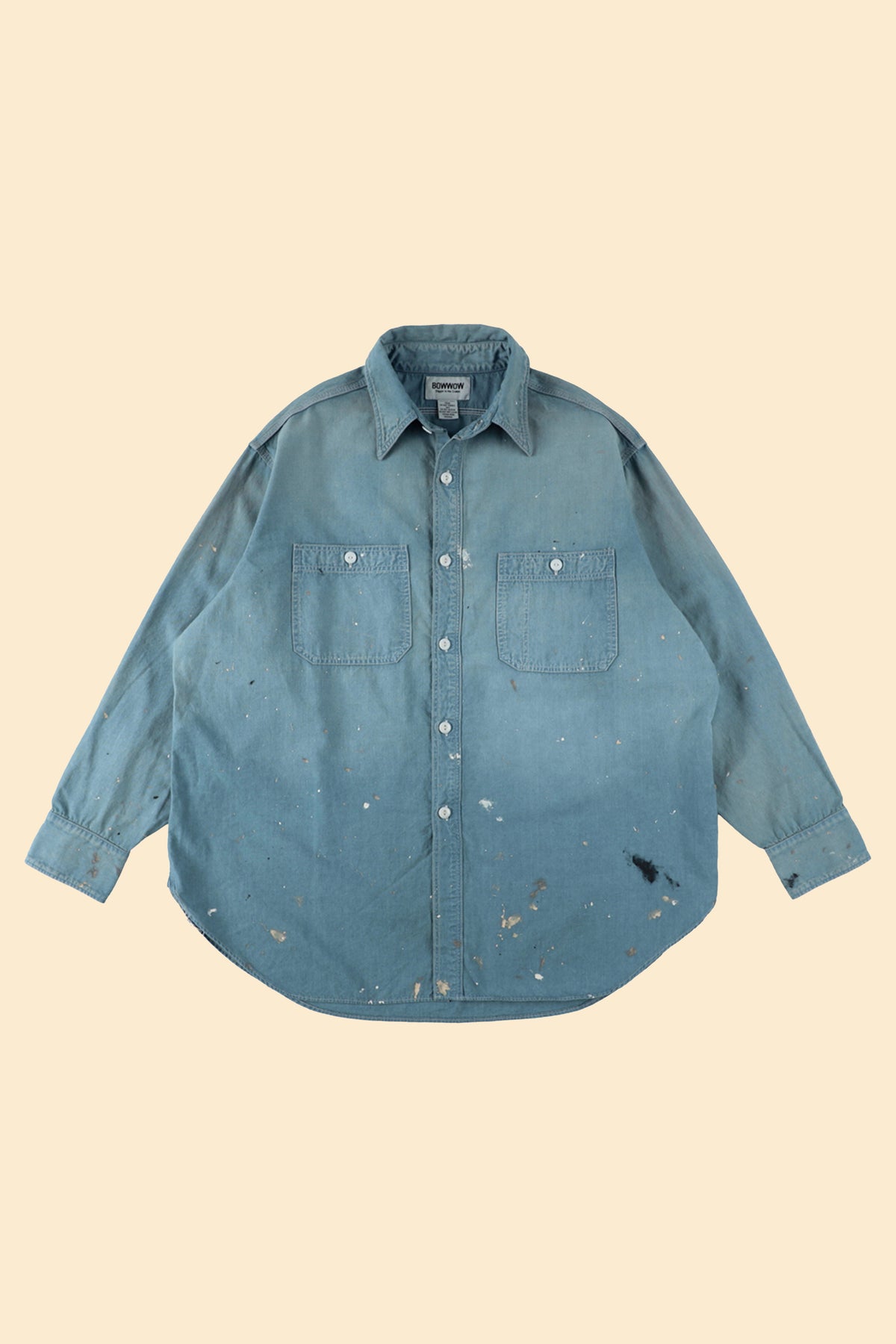 BOW WOW Solid Blue Chambray Shirt