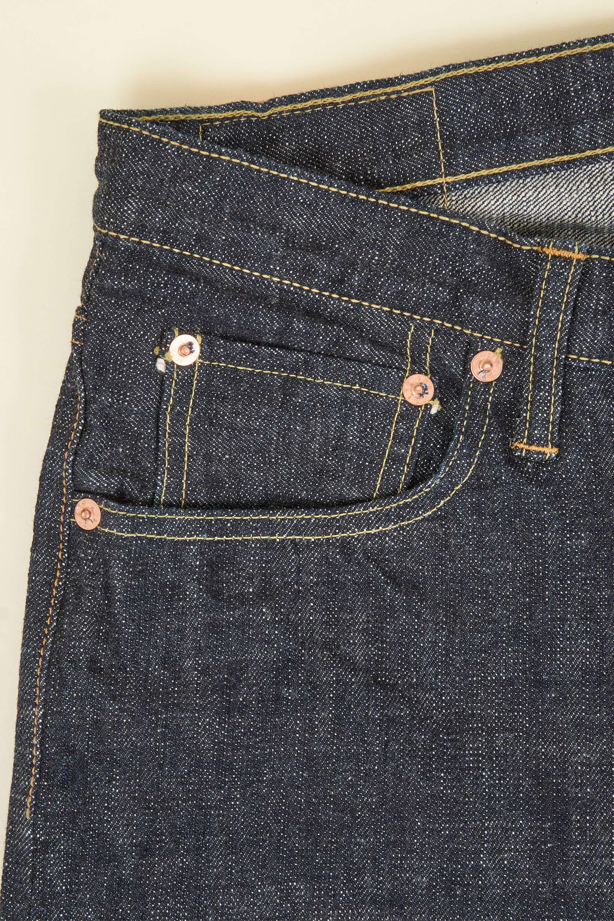 FOB Factory F147 Slim Straight Selvedge Denim - I4oz.