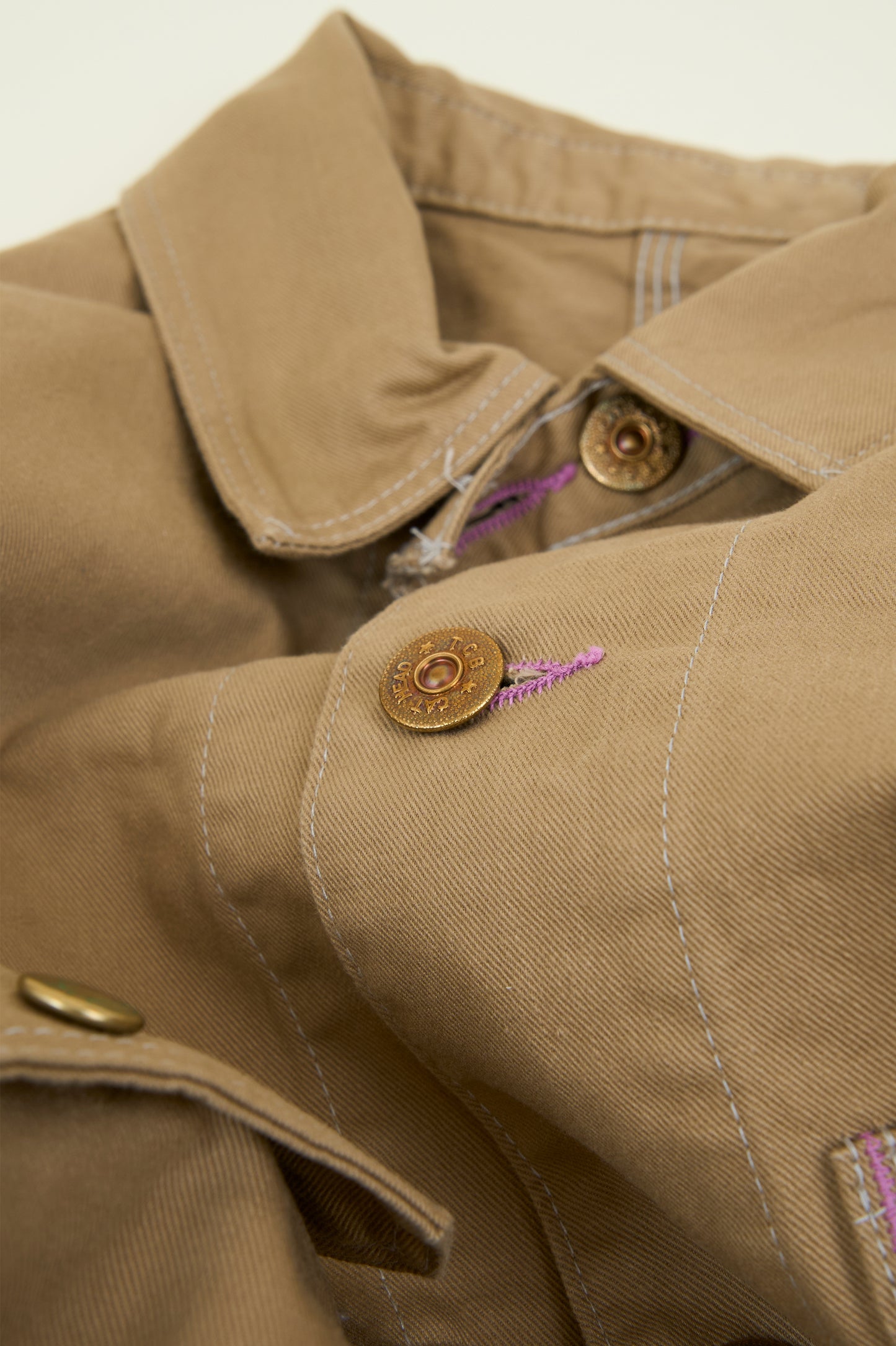 TCB Jeans Cat Head Jacket - Khaki Drill