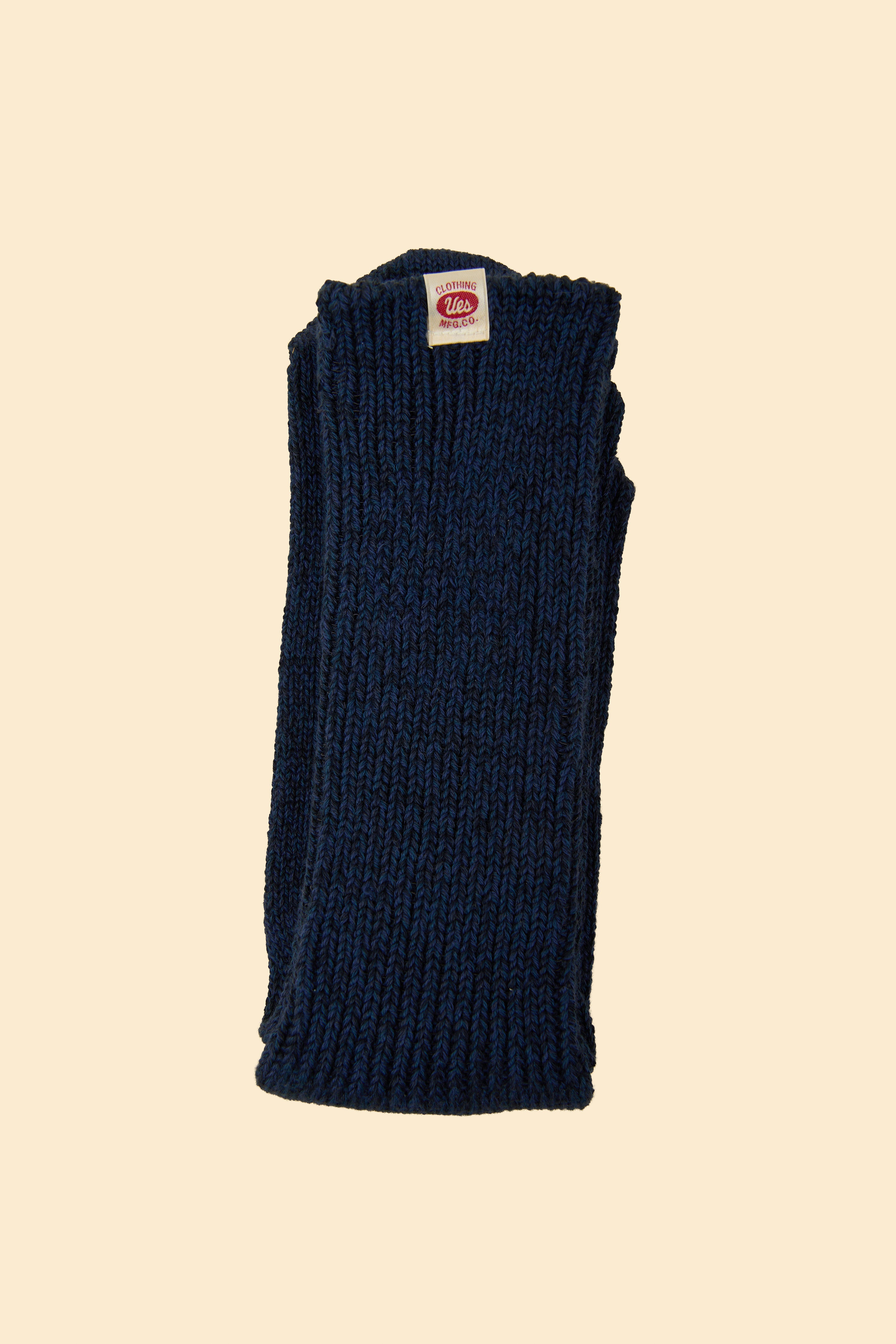 UES Melange Crew Length Socks - Navy