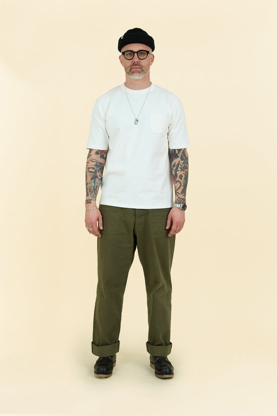Godspeed Heavyweight Loopwheel 10oz Pocket T-Shirt - Natural
