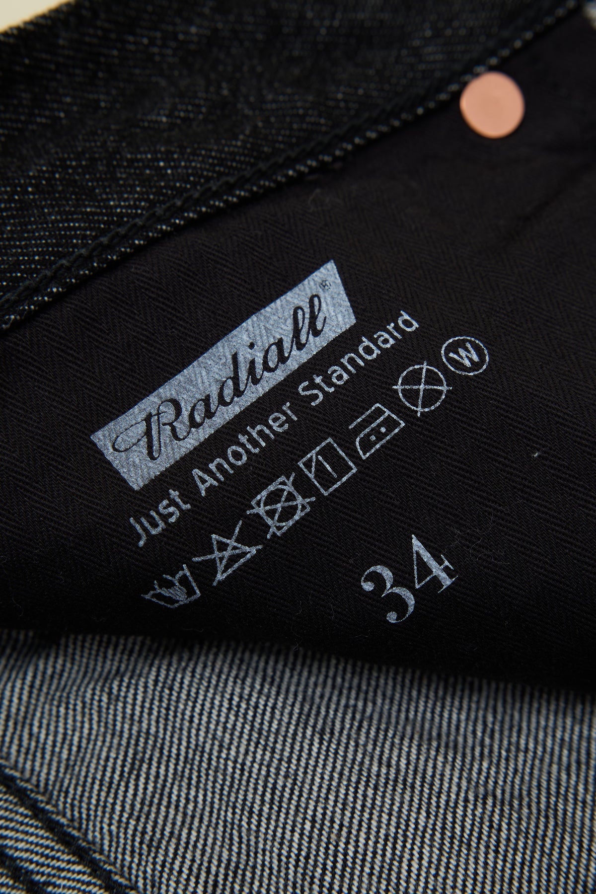 Radiall Kustom 350B Straight Fit Jeans - Deep Black