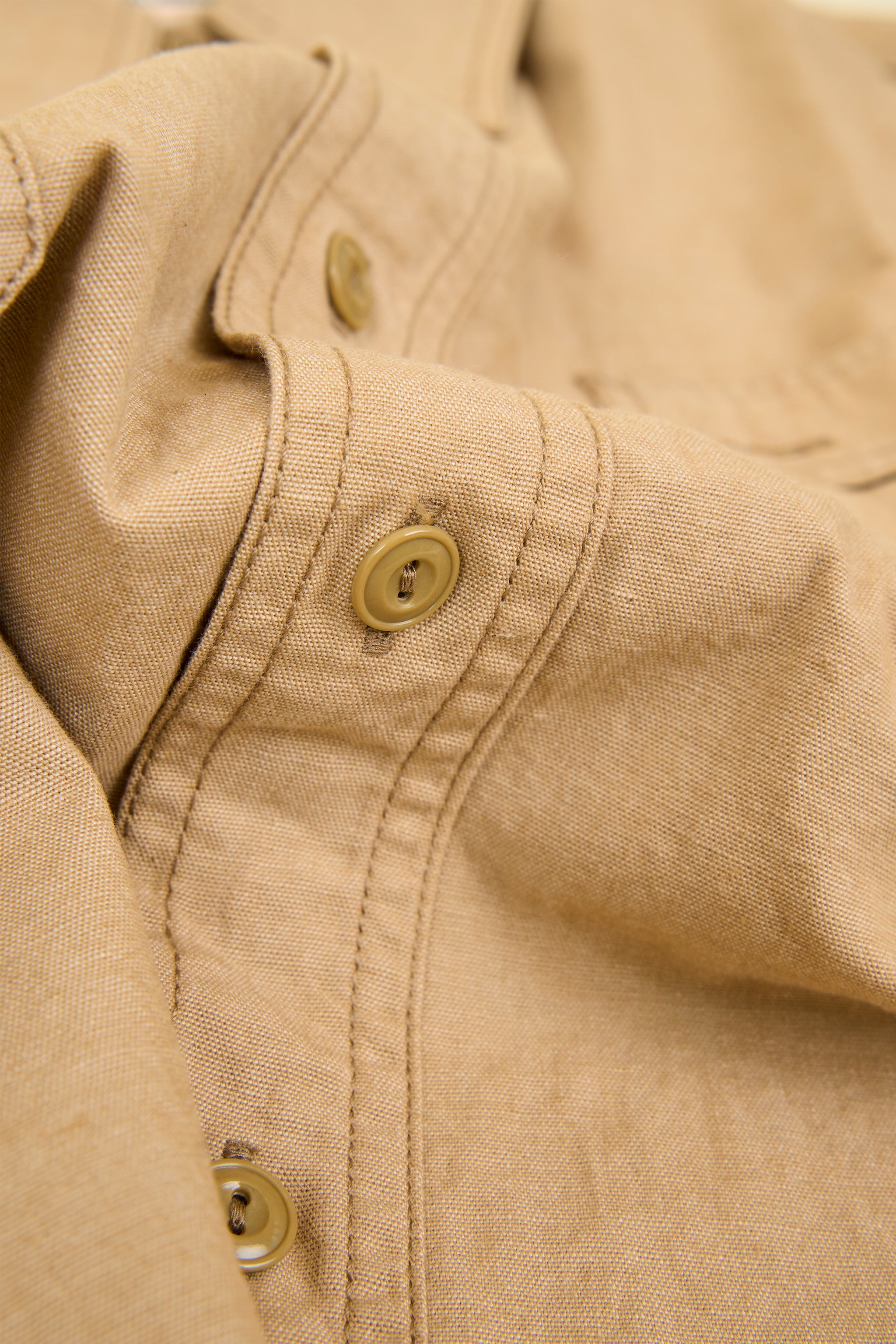 Pherrow's 60s Work Shirt - Beige
