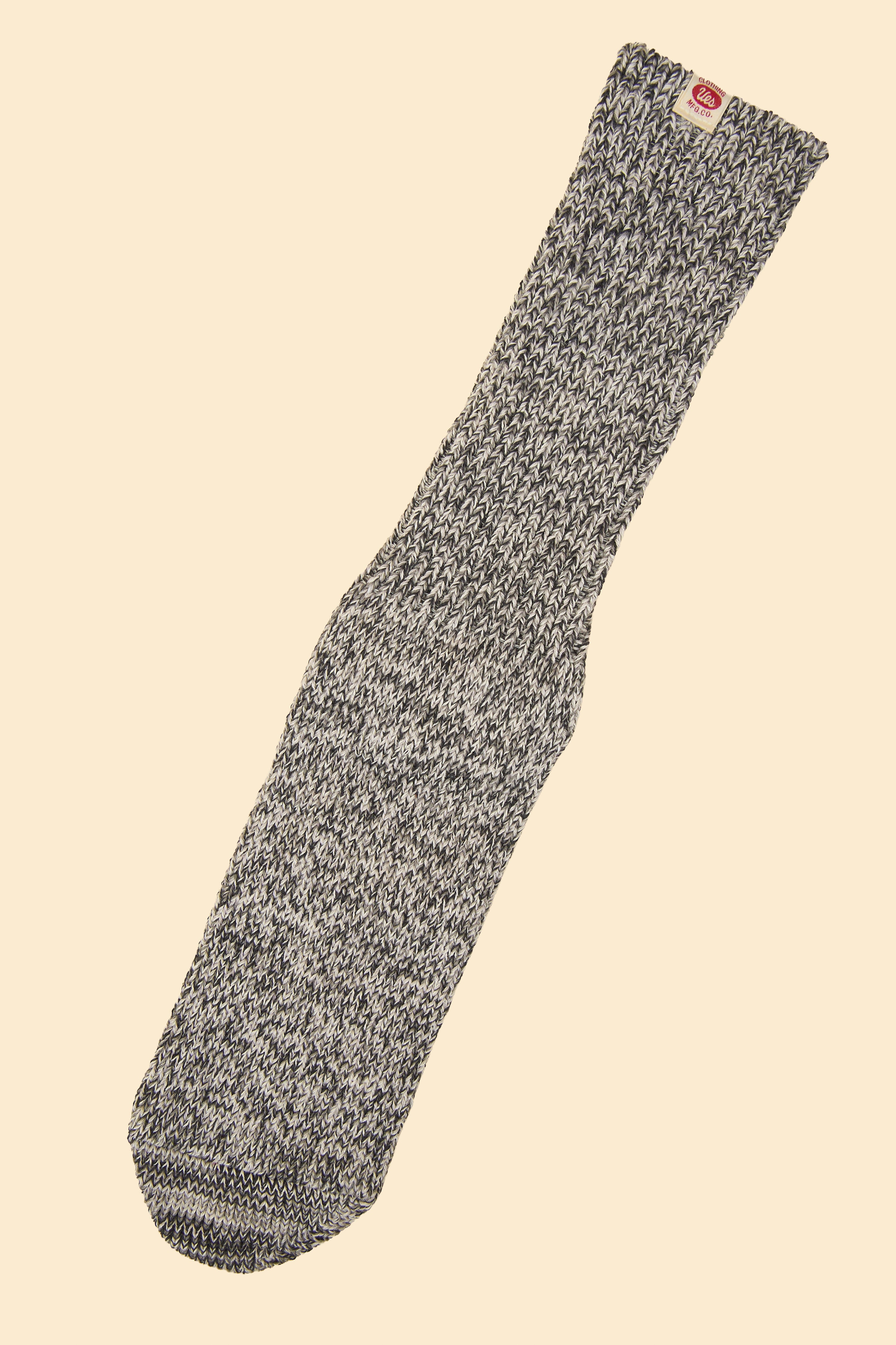 UES Melange Crew Length Socks - Heather Grey