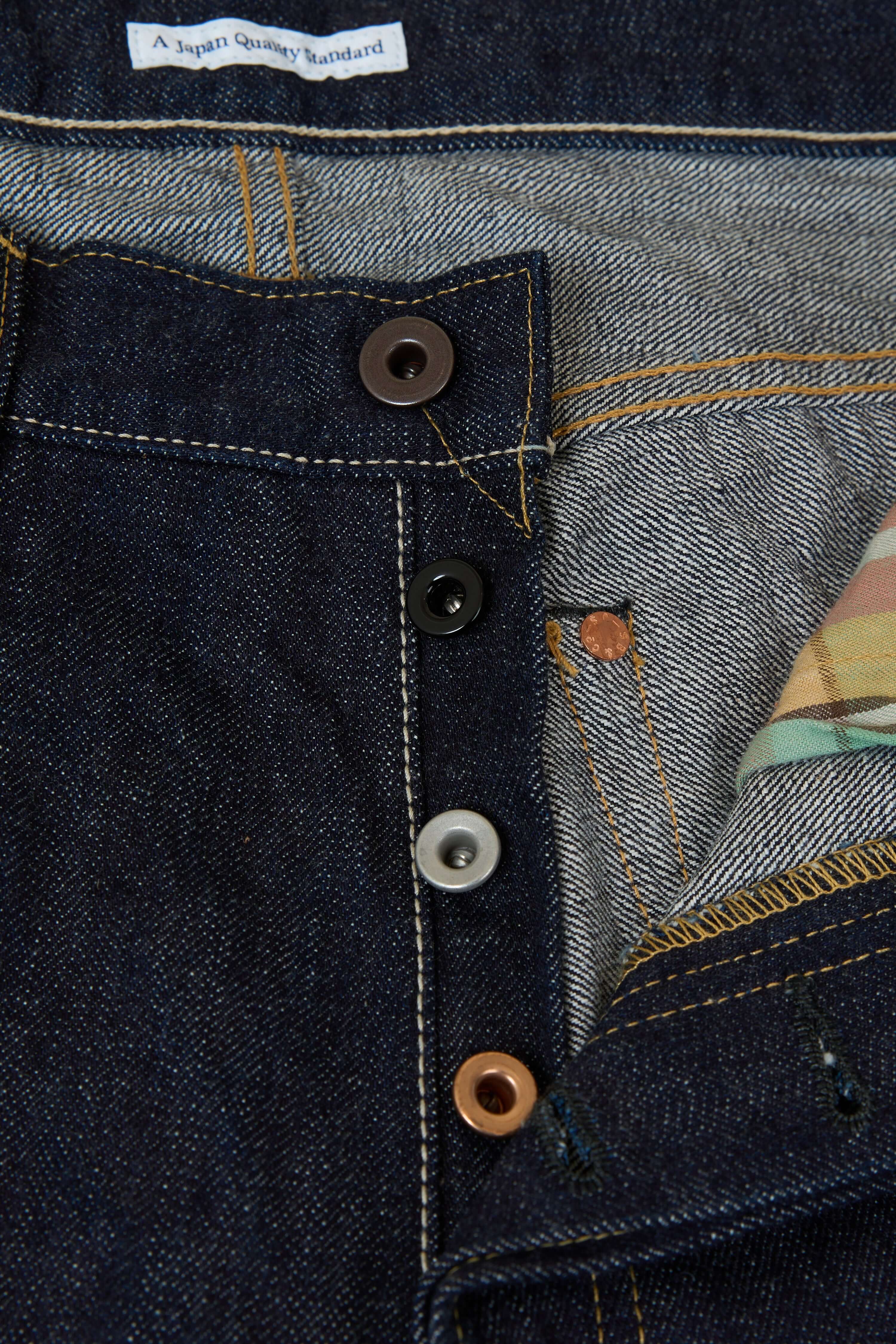 Pherrow's 421SW Wide Straight Selvedge Denim - 13.5oz