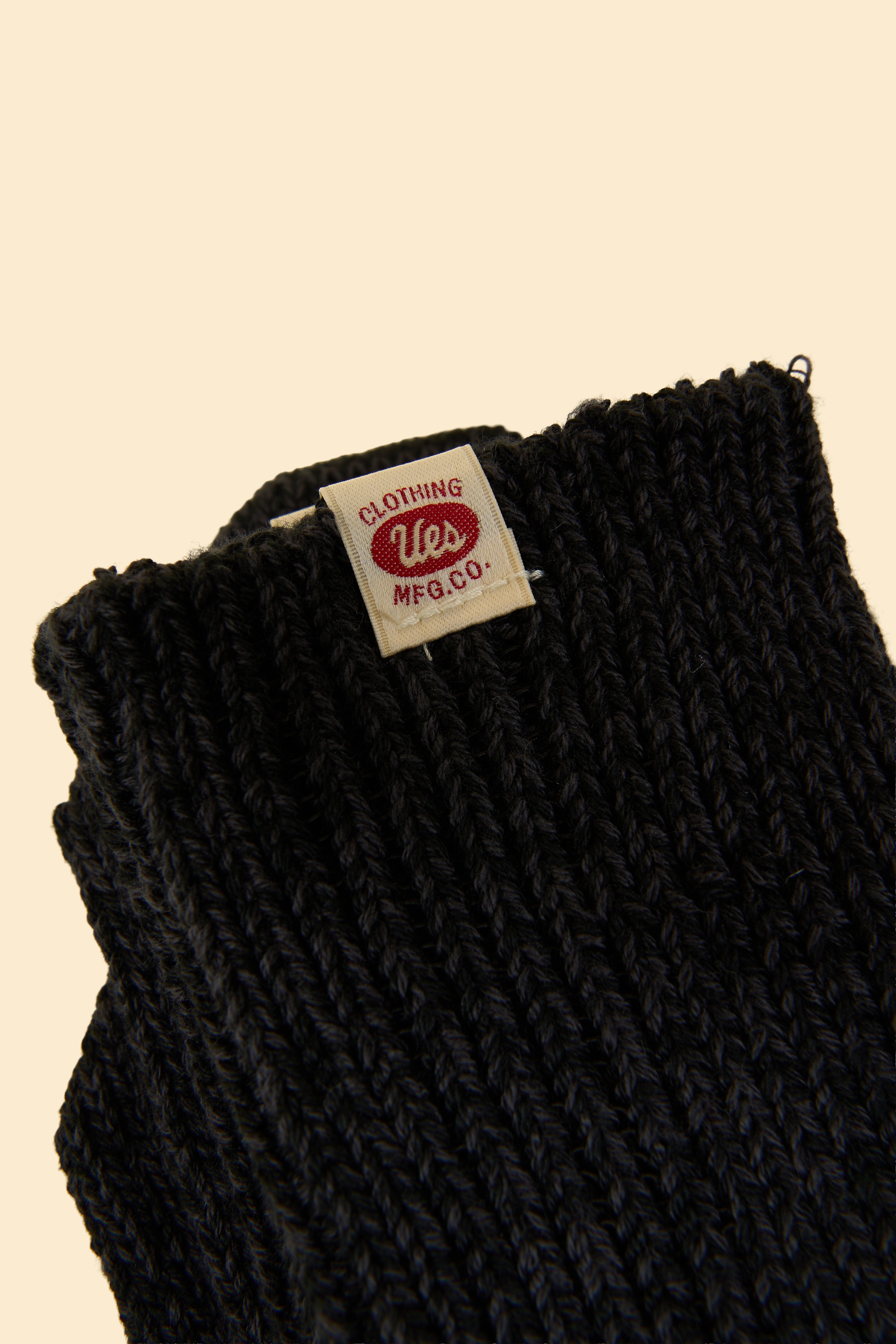UES Melange Crew Length Socks - Black