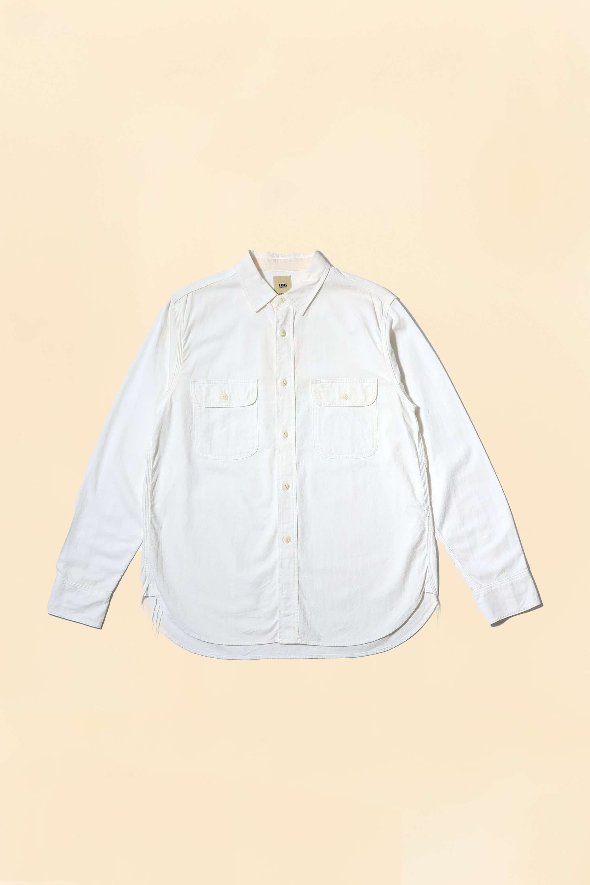 FOB Factory Oxford Work Shirt - White