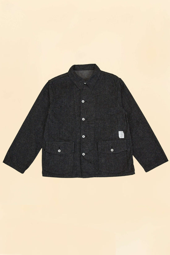 TCB Catface Jacket 10.2oz Denim - Black
