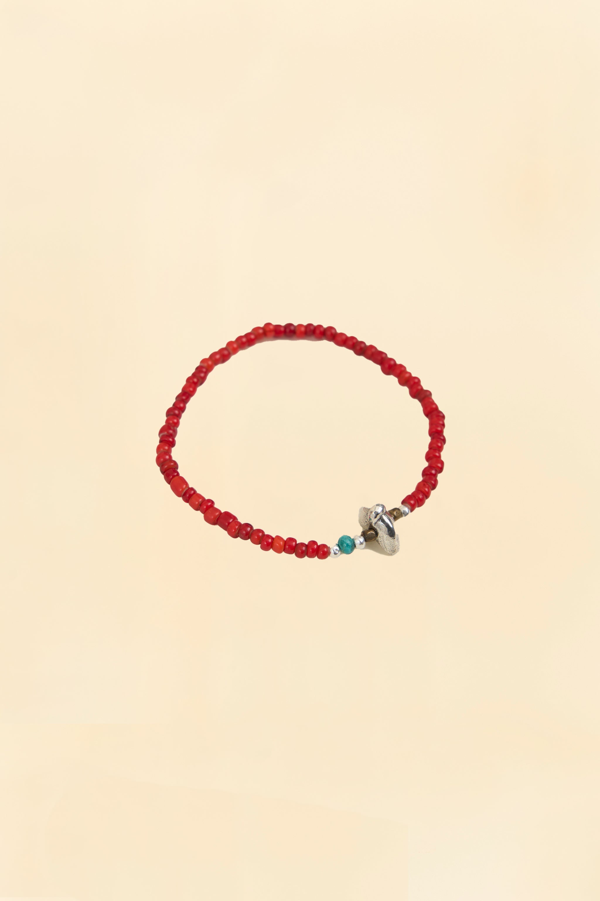 SunKu Antique Beads Bracelet - Red