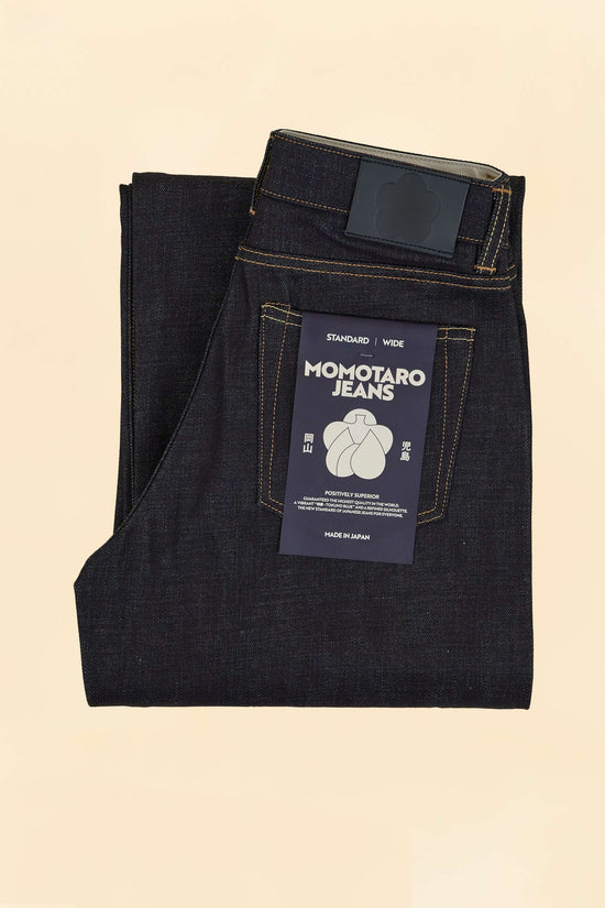 MOMOTARO JEANS Women's #410 Standard Wide Denim - 14.7oz