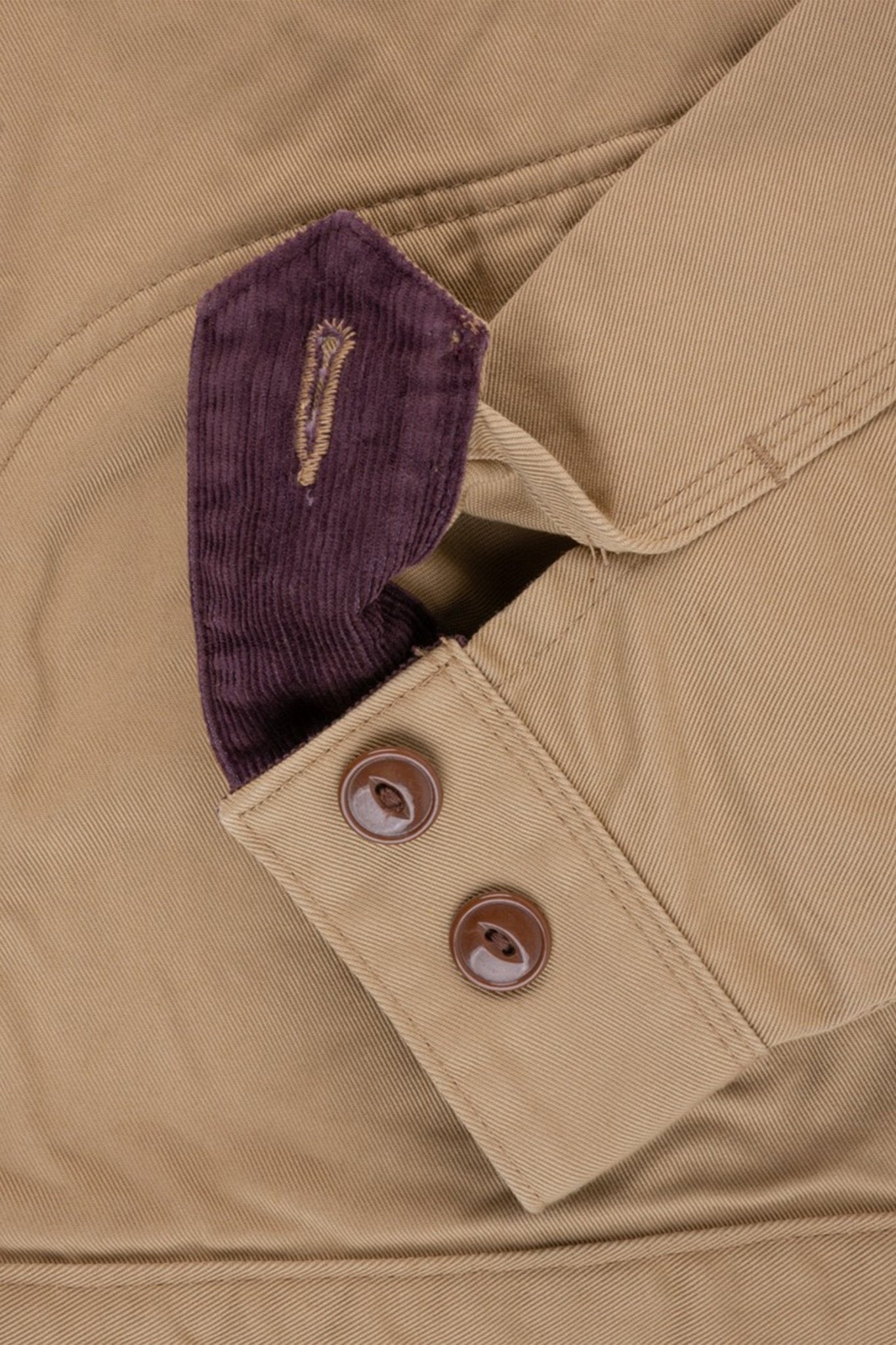 Iron Heart 12oz Kurashikizome Twill Work Jacket - Beige - Iron Heart - URAHARA