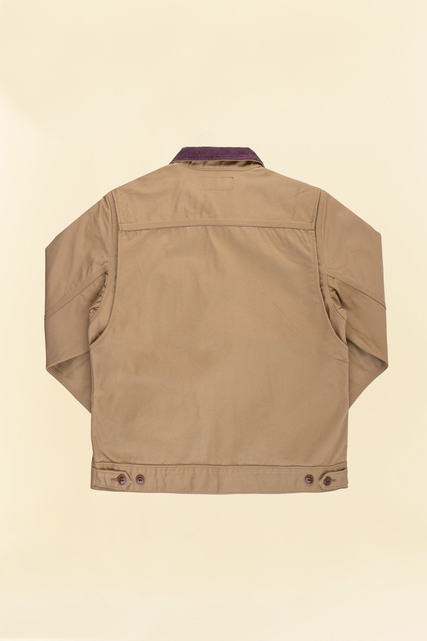 Iron Heart 12oz Kurashikizome Twill Work Jacket - Beige - Iron Heart - URAHARA