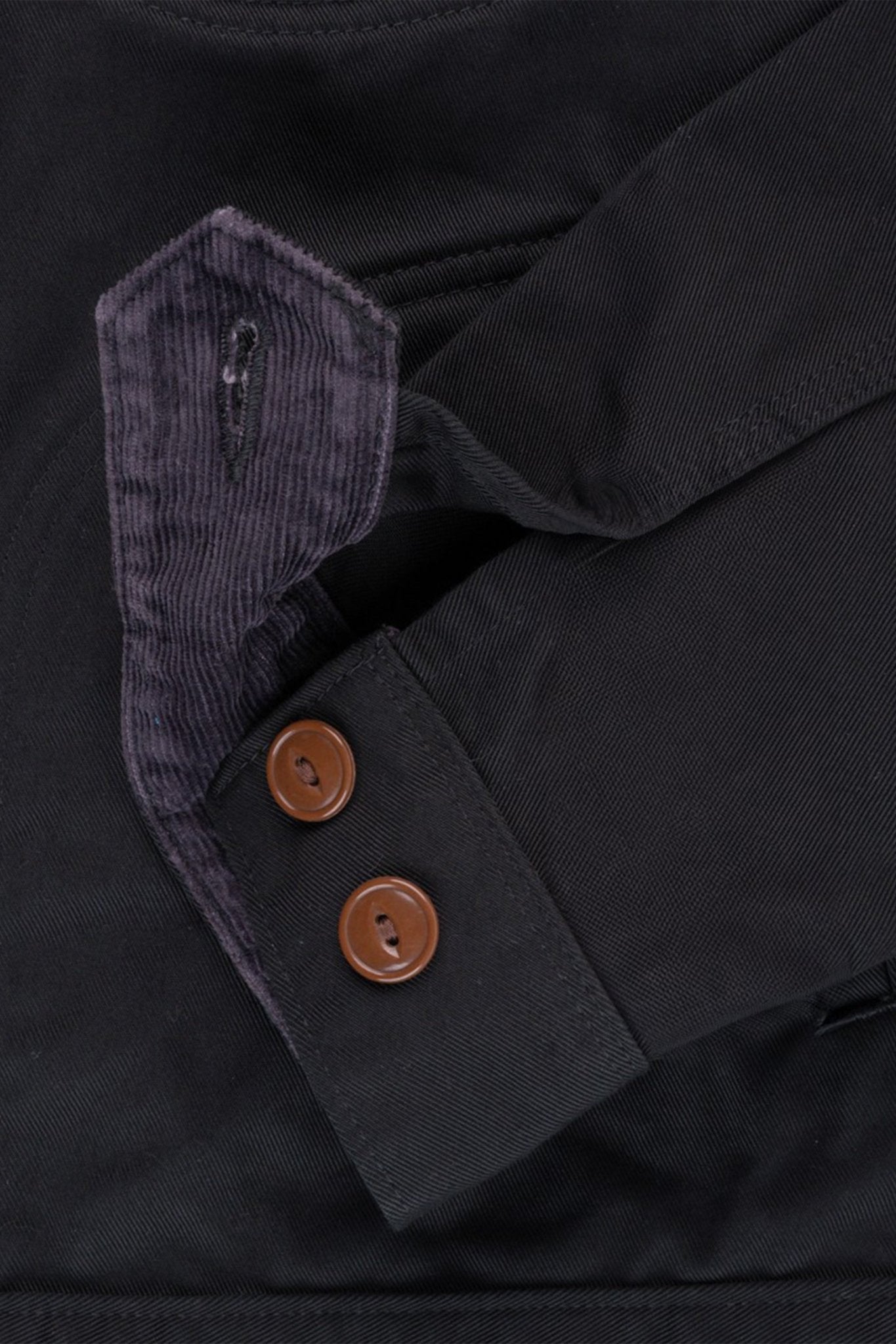 Iron Heart 12oz Kurashikizome Twill Work Jacket - Black - Iron Heart - URAHARA