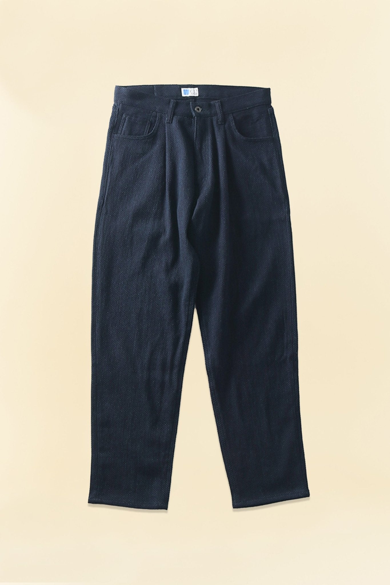 Japan Blue Jeans 11oz Sashiko Wide Tapered Pants - Indigo