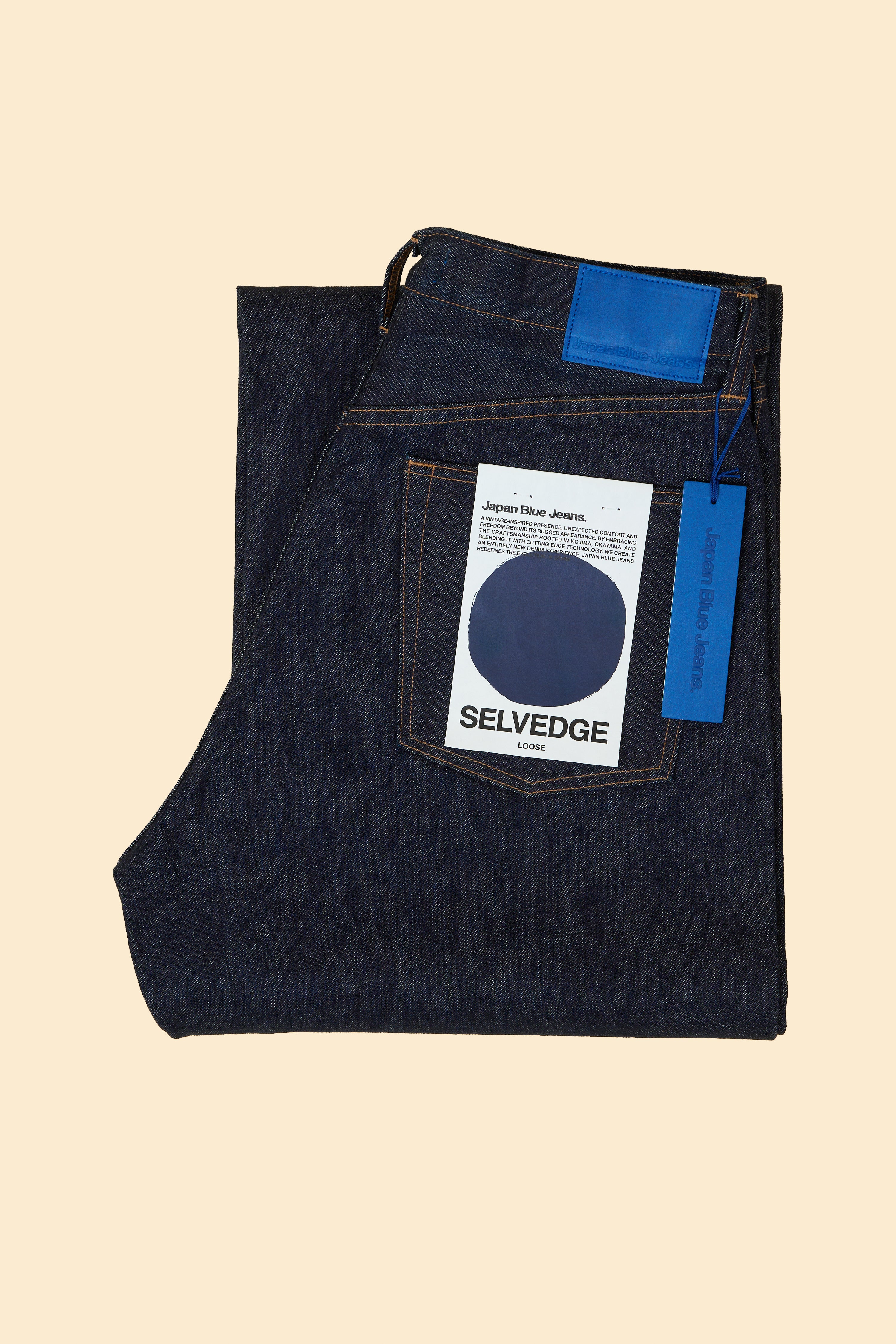 Japan Blue Jeans Loose Selvedge Denim - 16oz
