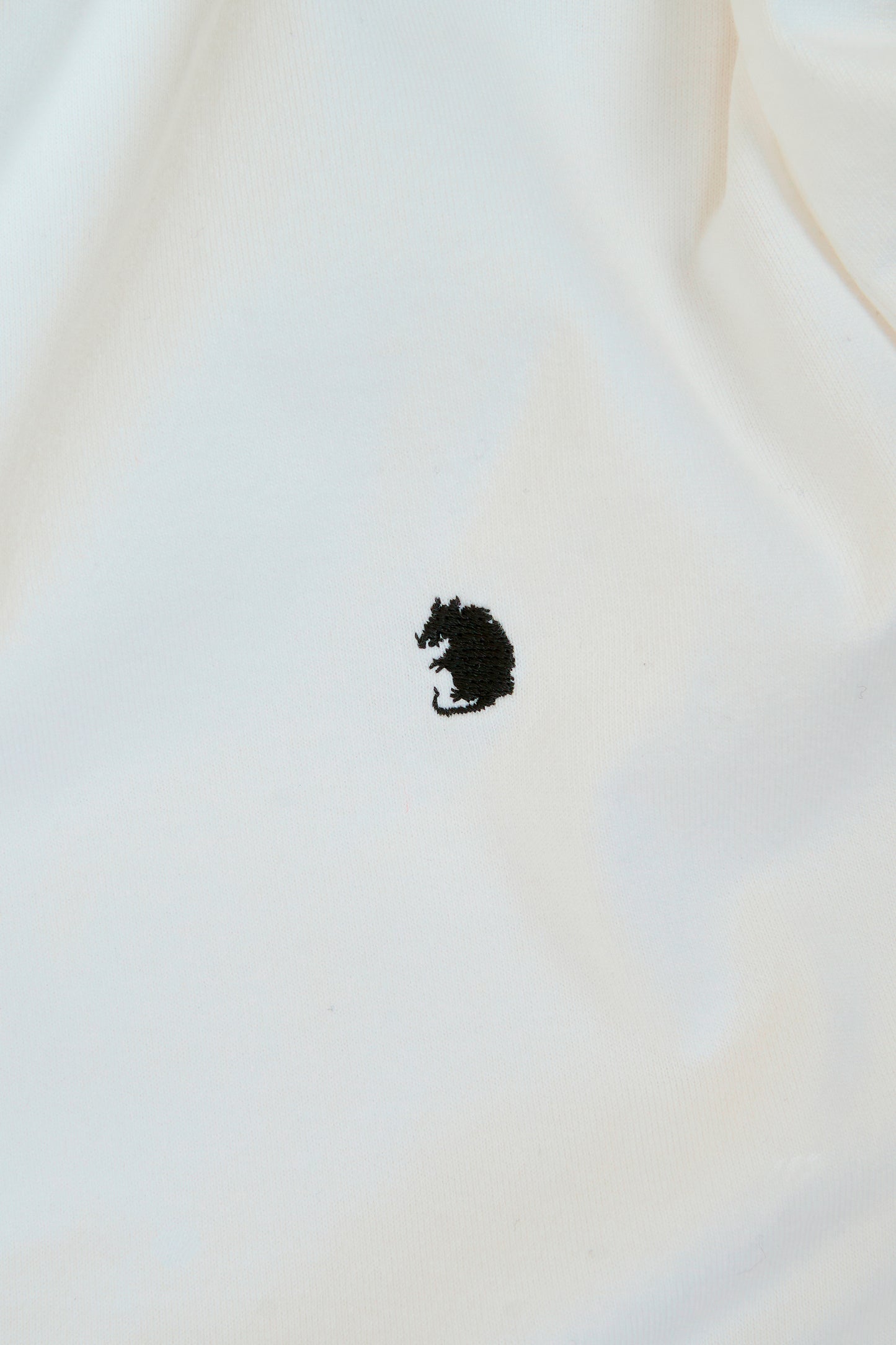 Rats Trim Pocket T-Shirt - White/Black