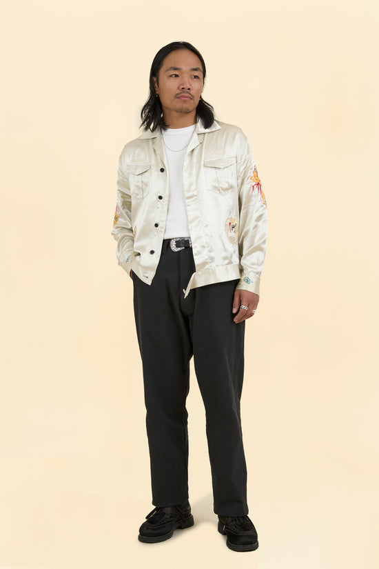 Wearmasters Lot.873 Souvenir Rayon Jacket -White