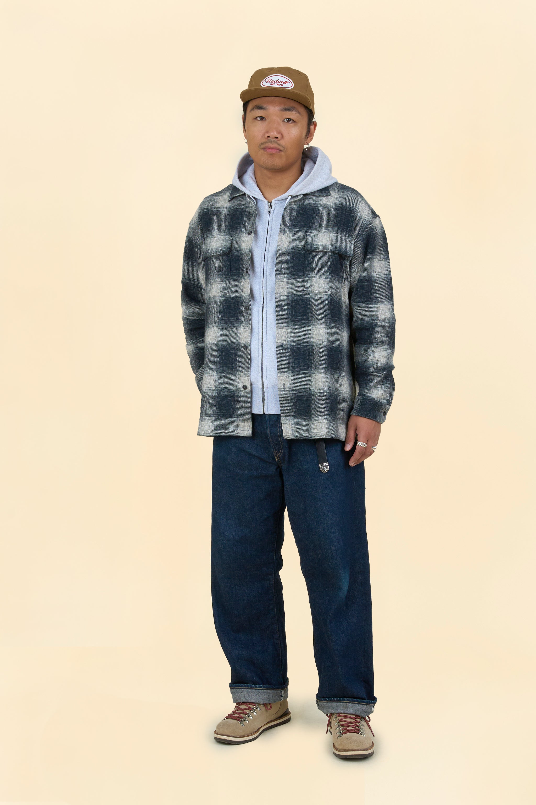 Radiall Shore Open-Collared Shirt - Black