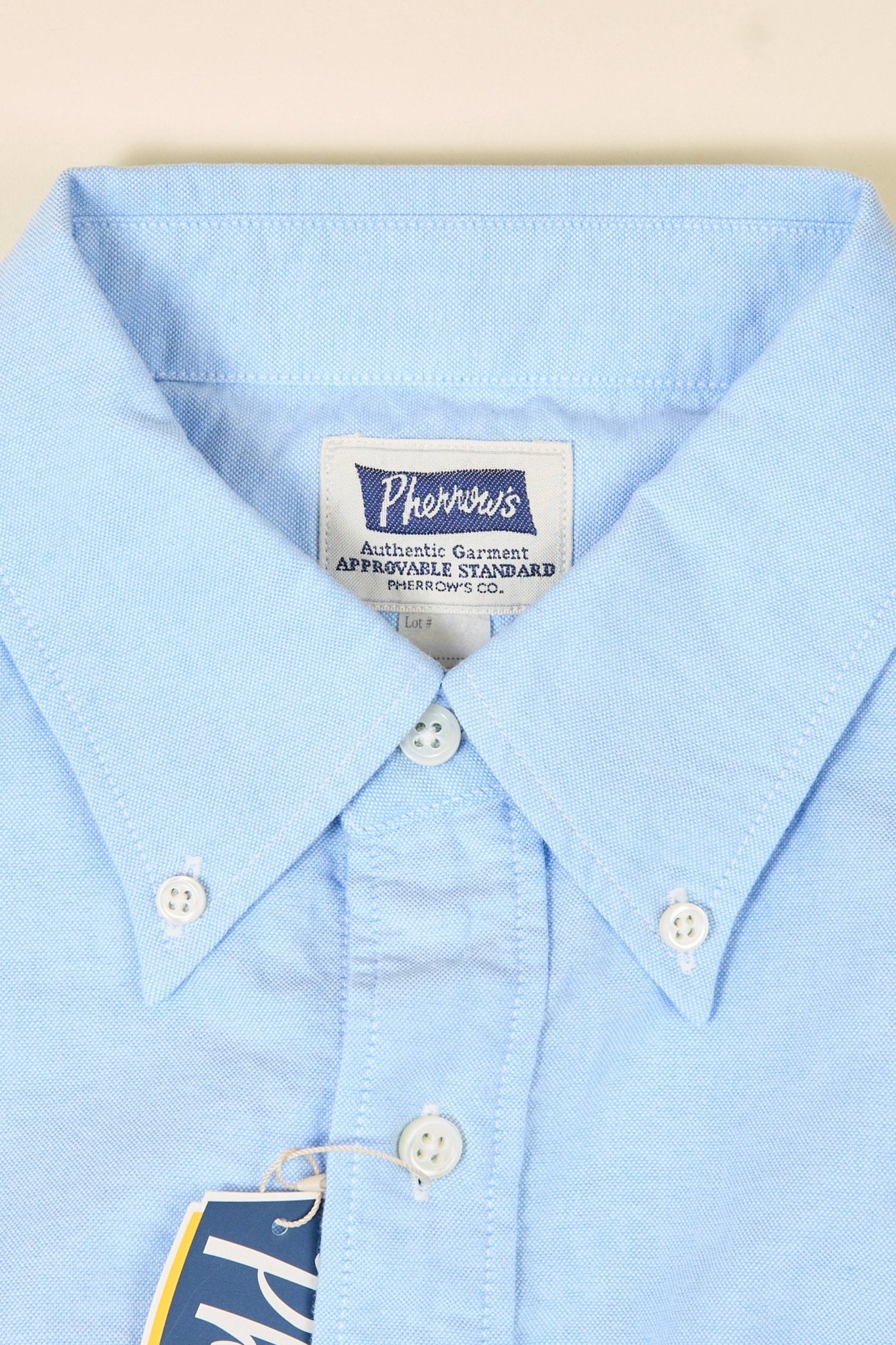 Pherrow's Button Down Oxford Shirt - Sax Blue - Pherrow's - URAHARA