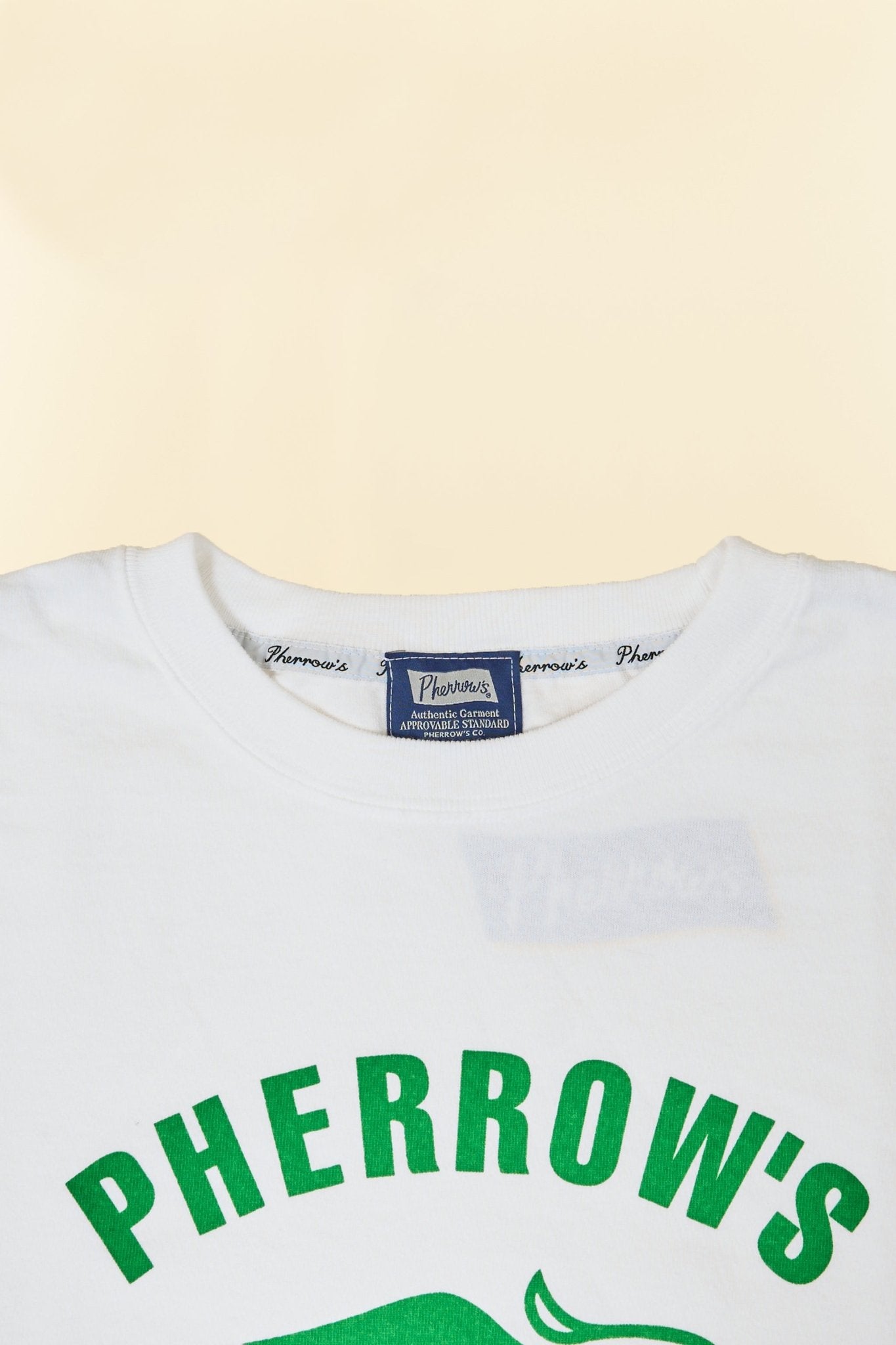 Pherrow's Classic Buffalo Print T-Shirt - White - Pherrow's - URAHARA