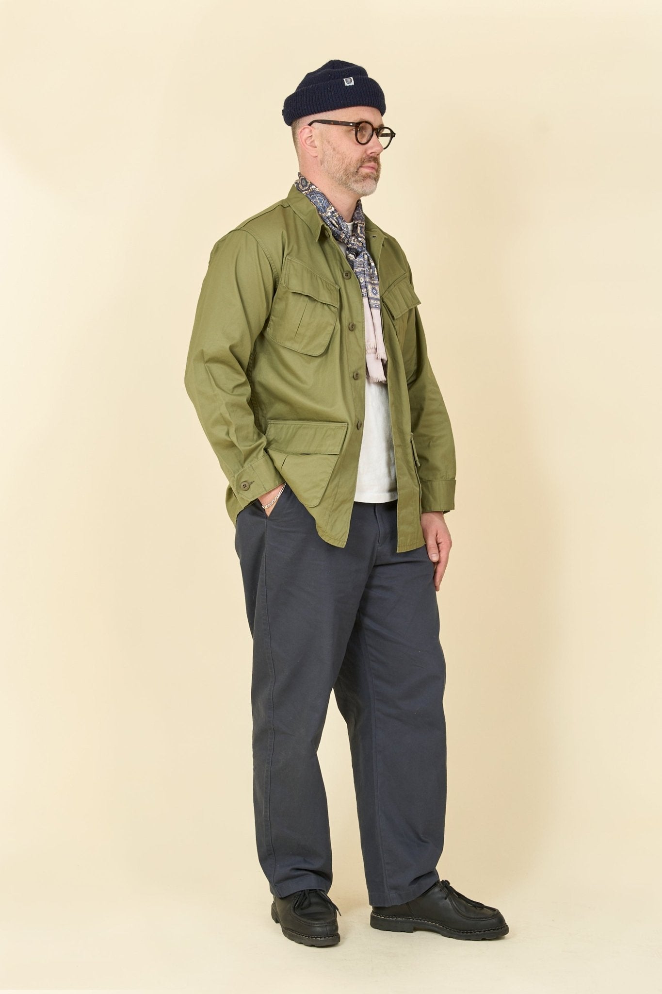 Pherrow's Jungle Fatigue Jacket - Olive - Pherrow's - URAHARA