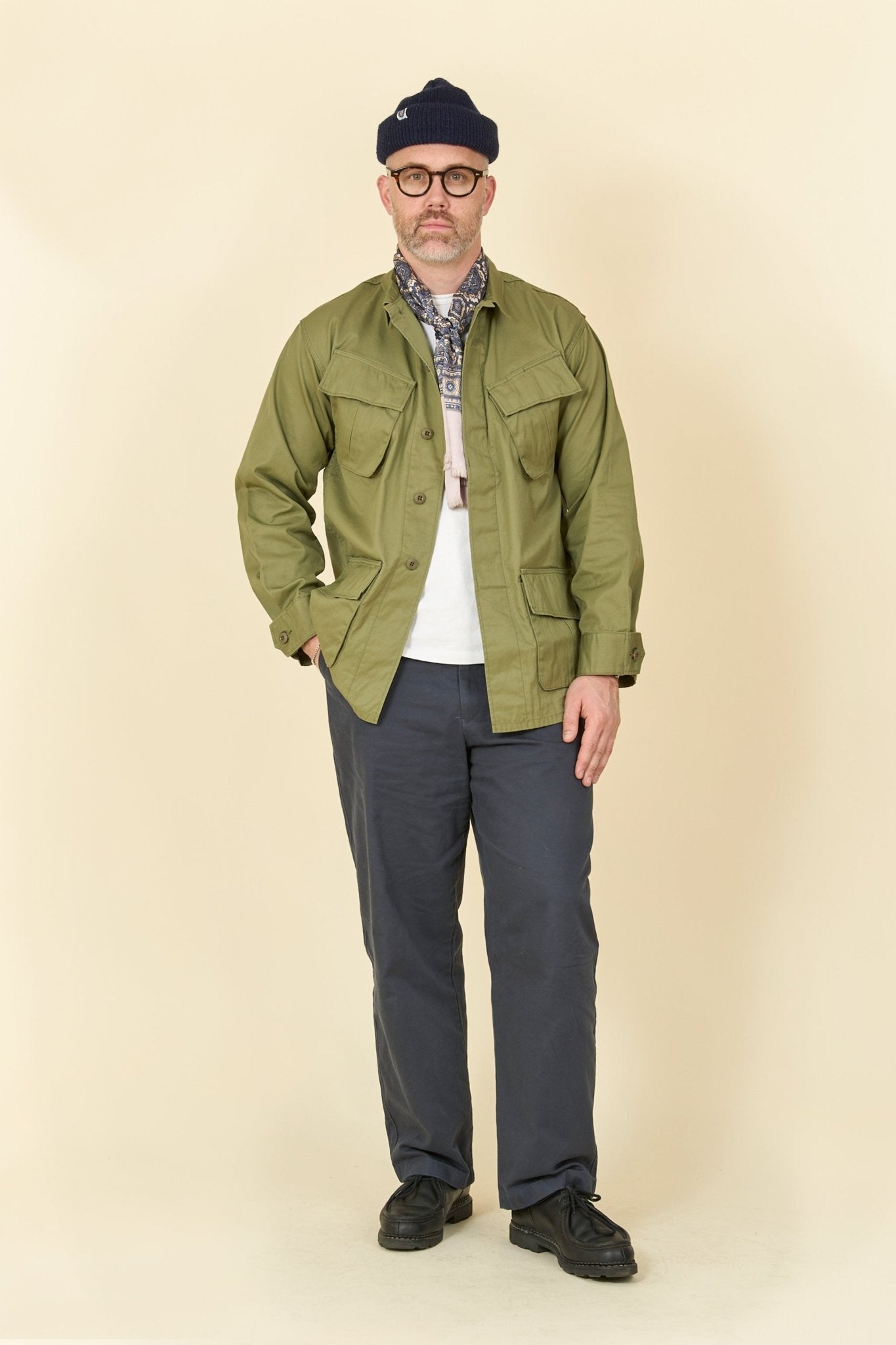 Pherrow's Jungle Fatigue Jacket - Olive - Pherrow's - URAHARA