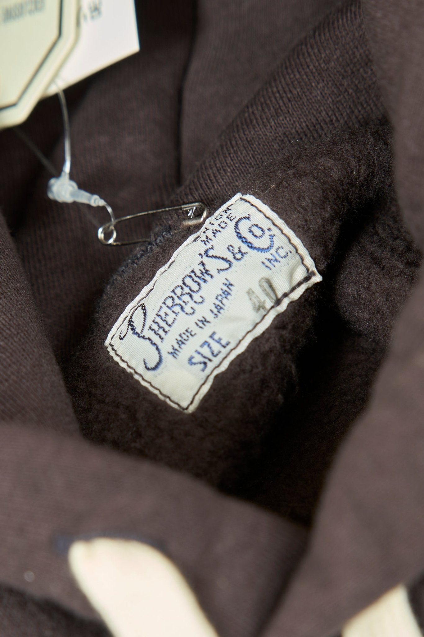 Pherrow's Loopwheel Hooded Raglan Sweatshirt - Sulphur Black - Pherrow's - URAHARA