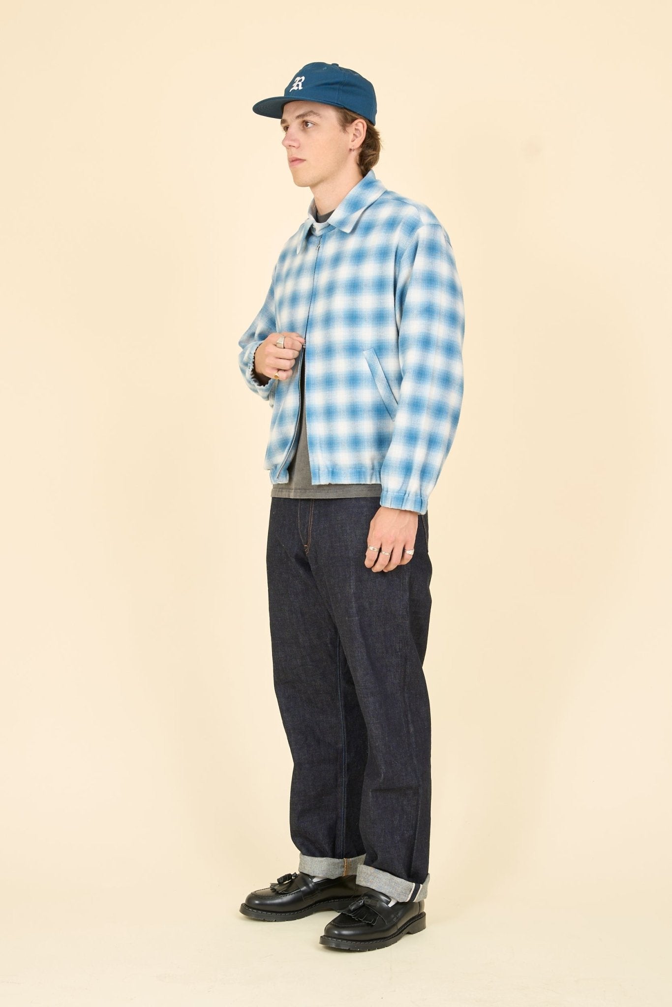 Radiall El Camino Zip Up Jacket - Blue - Radiall - URAHARA