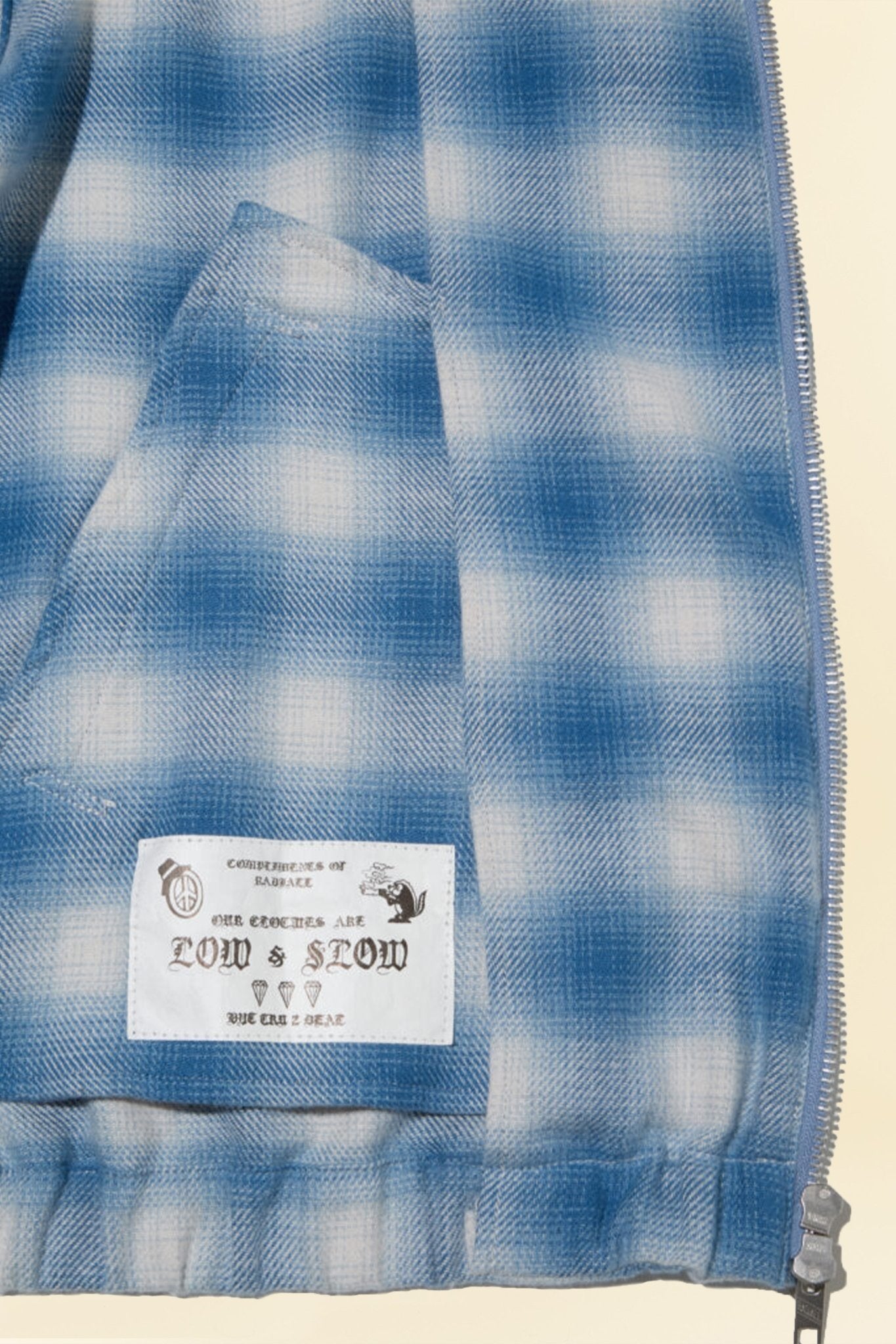 Radiall El Camino Zip Up Jacket - Blue - Radiall - URAHARA
