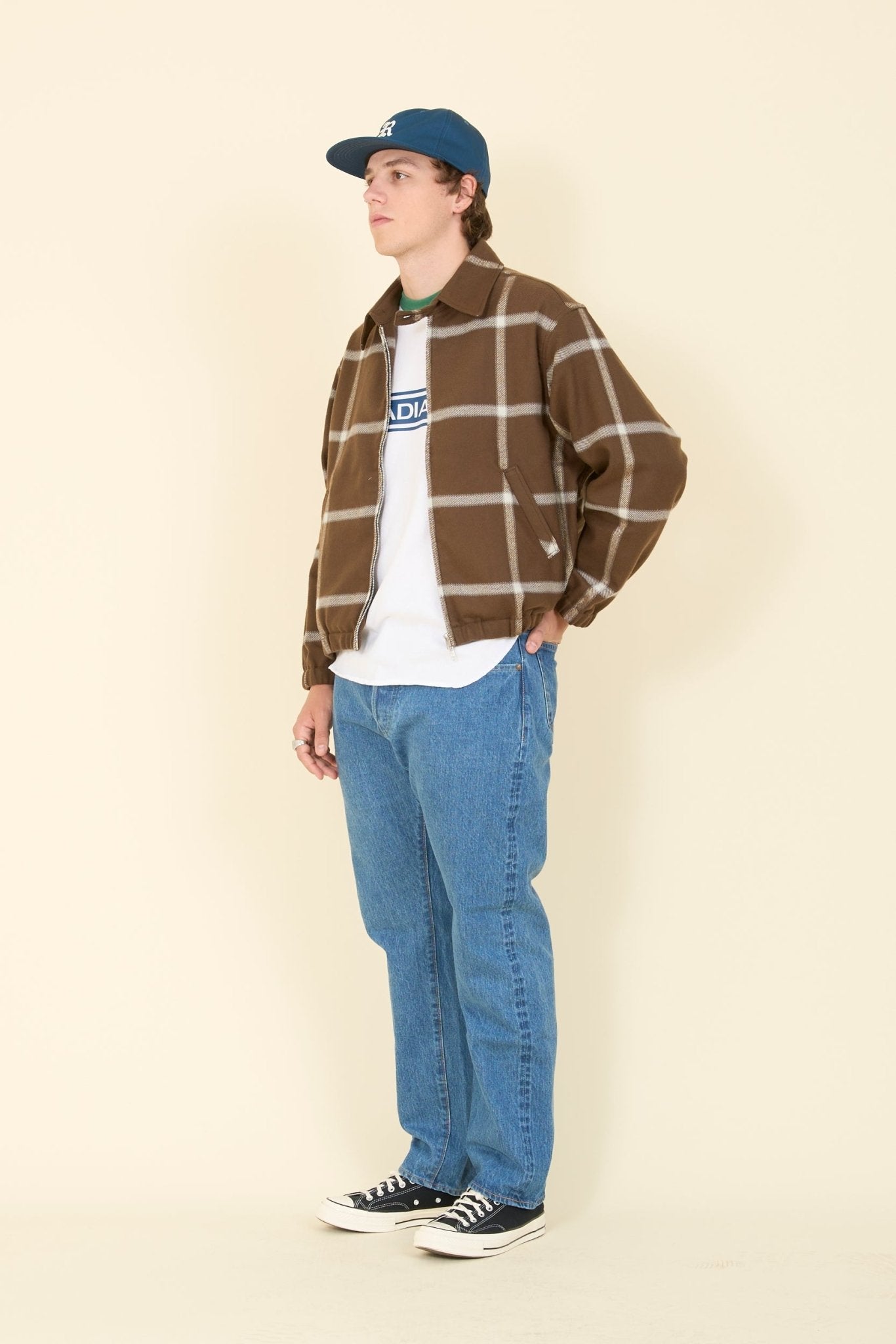 Radiall Harmans Zip Up Jacket - Brown - Radiall - URAHARA
