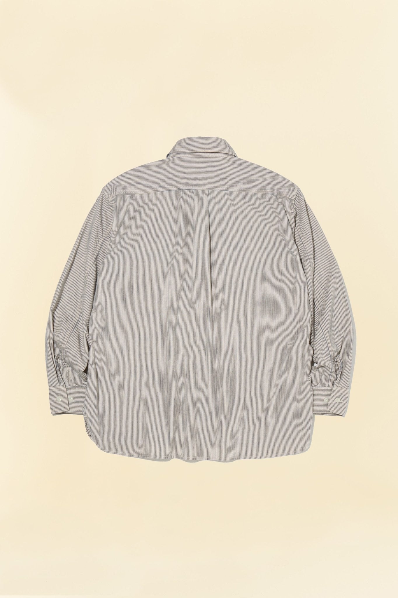 Radiall Wheels L/S Work Shirt - Hickory Stripe - Radiall - URAHARA