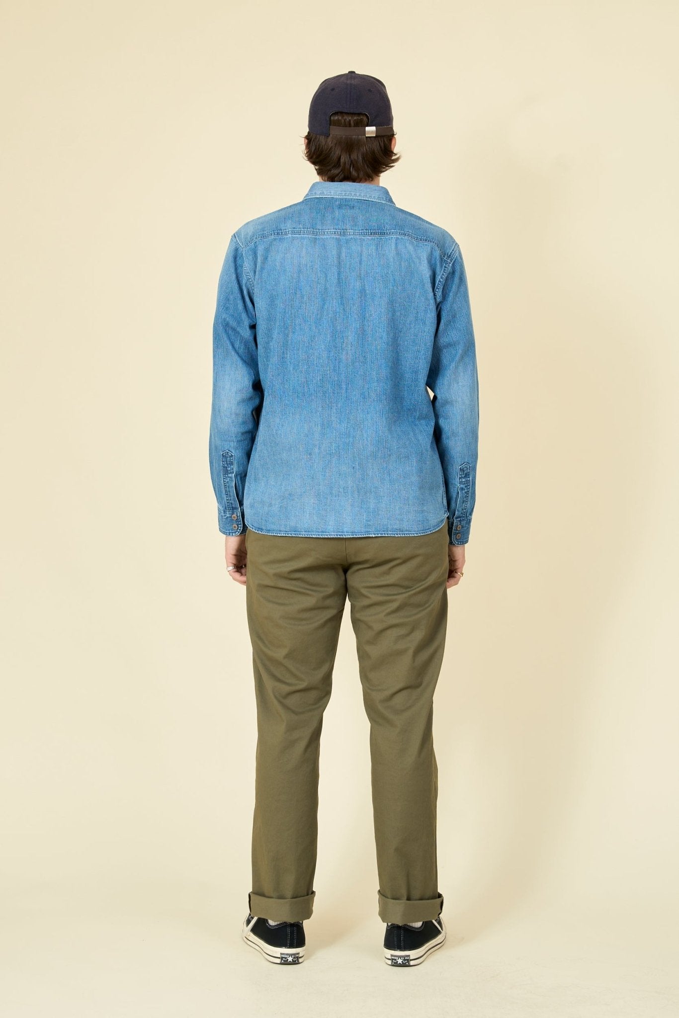 Rats 9oz Denim Work Shirt - Indigo - Rats - URAHARA