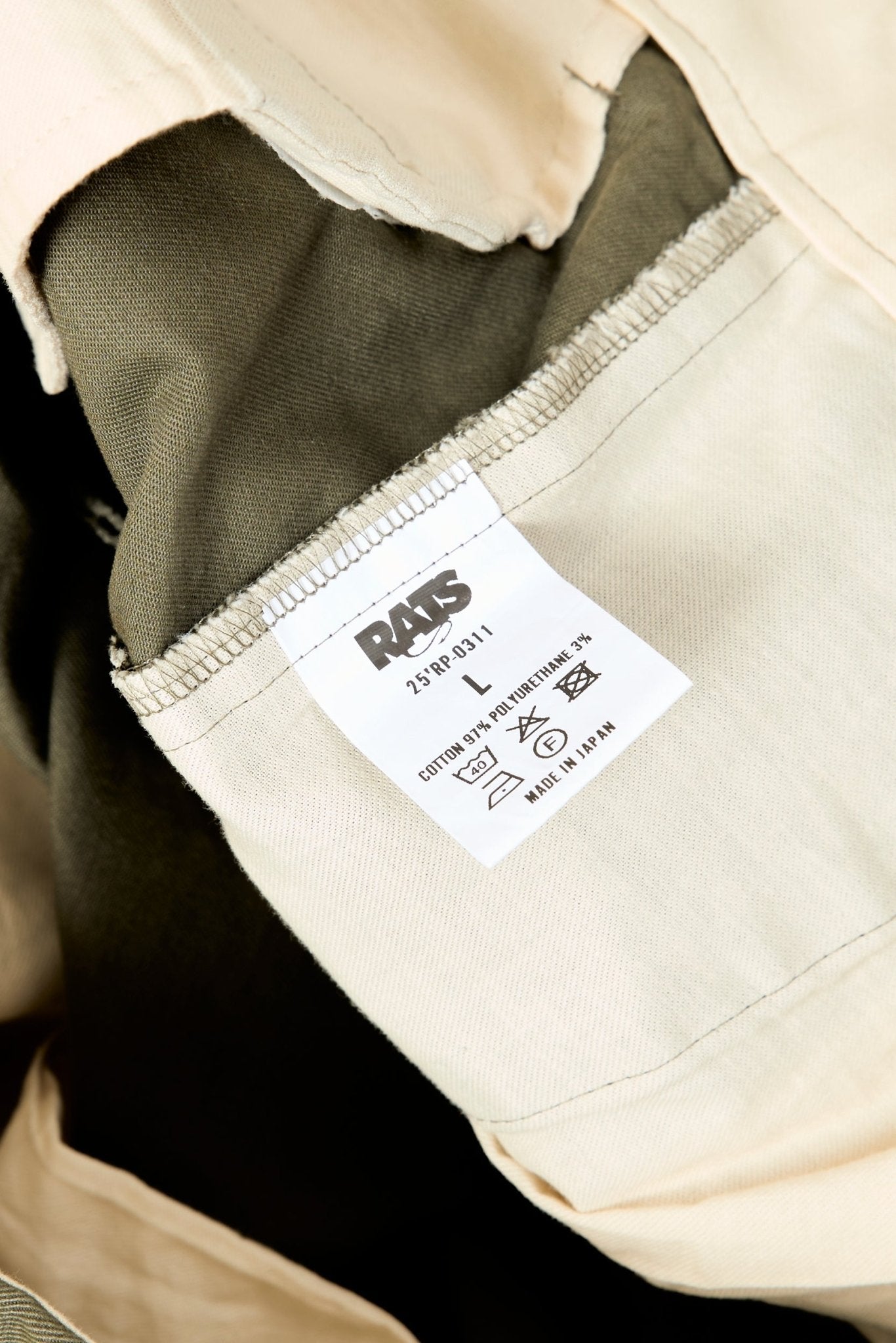 Rats LL Chino Pants - Khaki - Rats - URAHARA