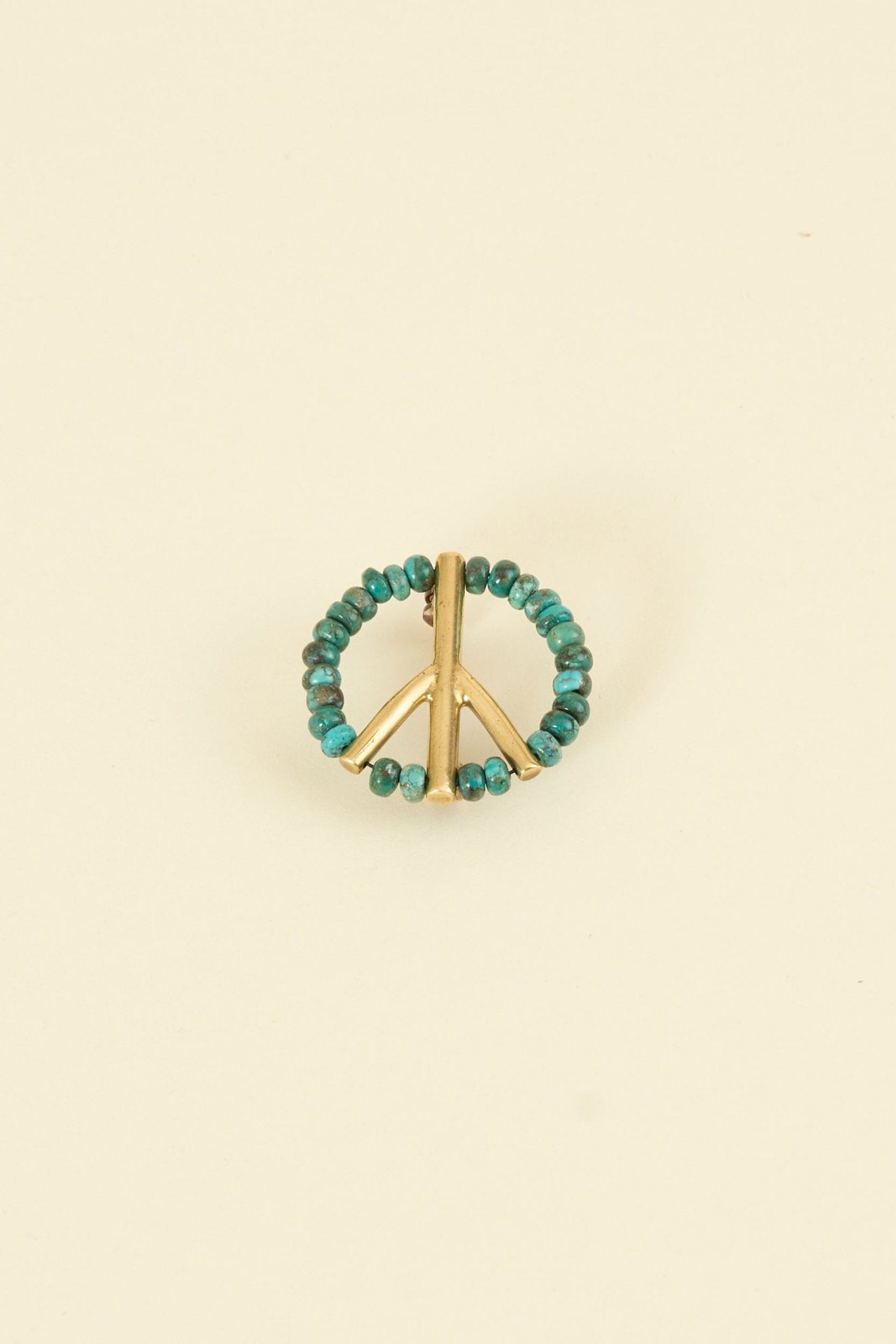 SunKu Peace Pin - Turquoise / Gold