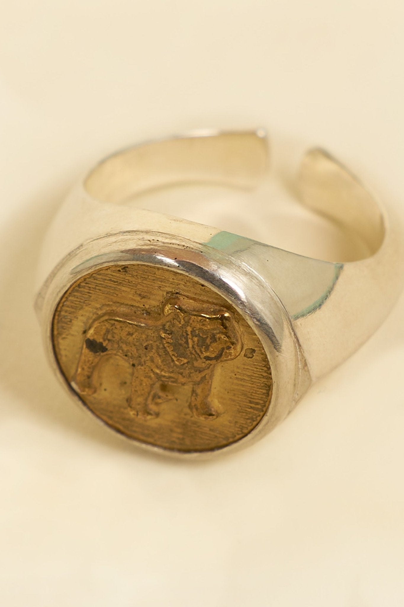 Button Works Vintage Mack Truck EUB Ring - Silver -Button Works - URAHARA