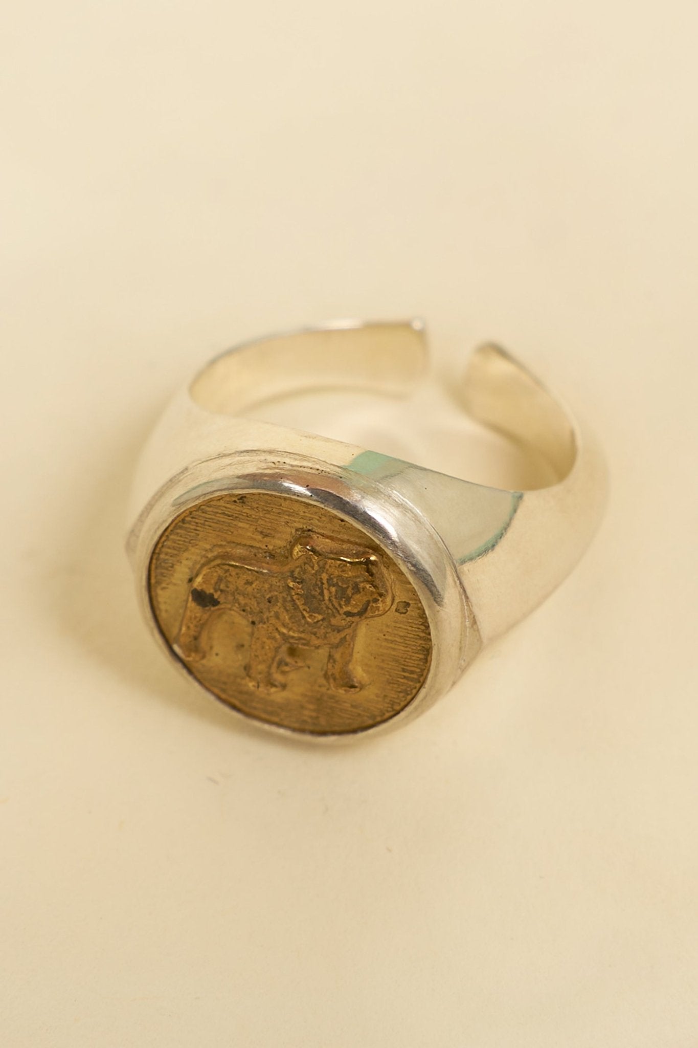 Button Works Vintage Mack Truck EUB Ring - Silver -Button Works - URAHARA