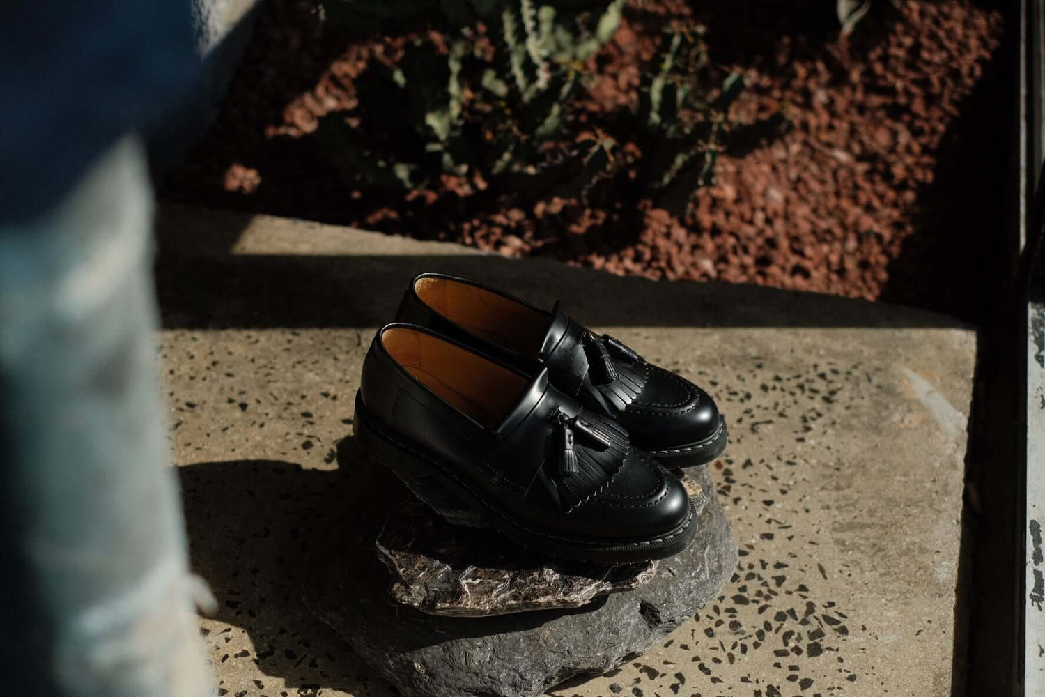 A pair of Solovair Tassel Loafers at URAHARA Melbourne. 