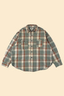 BOW WOW Repaired Mountain Pocket Flannel Shirt