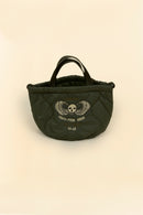 Pherrow's Skull Quilted Bag-  Olive