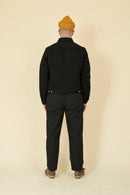 21oz Selvedge Denim Modified Type III Jacket - Superblack (Fades To Grey) - Iron Heart - URAHARA