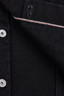21oz Selvedge Denim Modified Type III Jacket - Superblack (Fades To Grey) - Iron Heart - URAHARA
