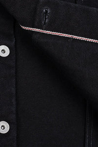 21oz Selvedge Denim Modified Type III Jacket - Superblack (Fades To Grey) - Iron Heart - URAHARA