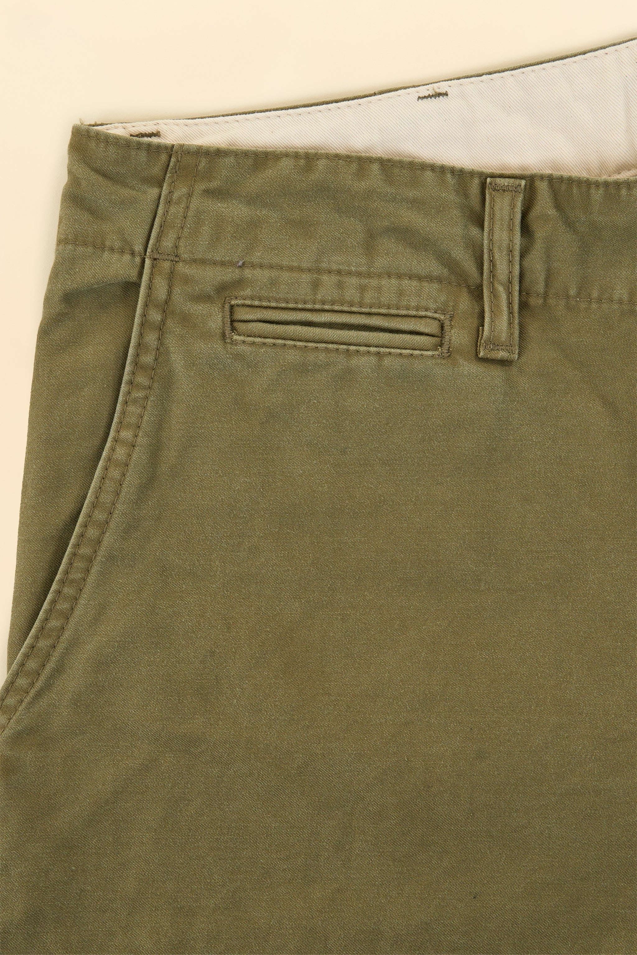 Japan Blue Regular Fit Trousers - Olive Drab
