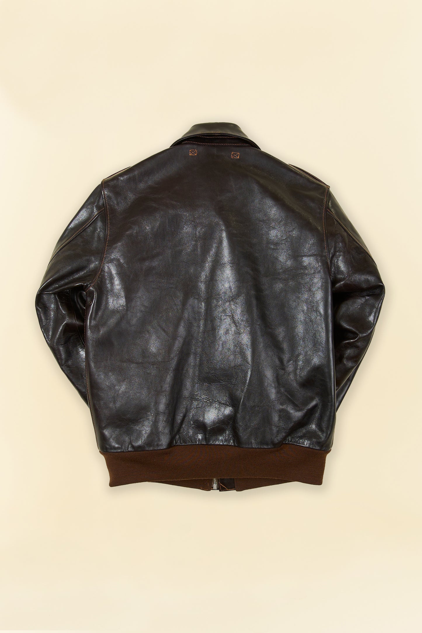 Double Helix 'Type A-2' Horsehide Leather Jacket