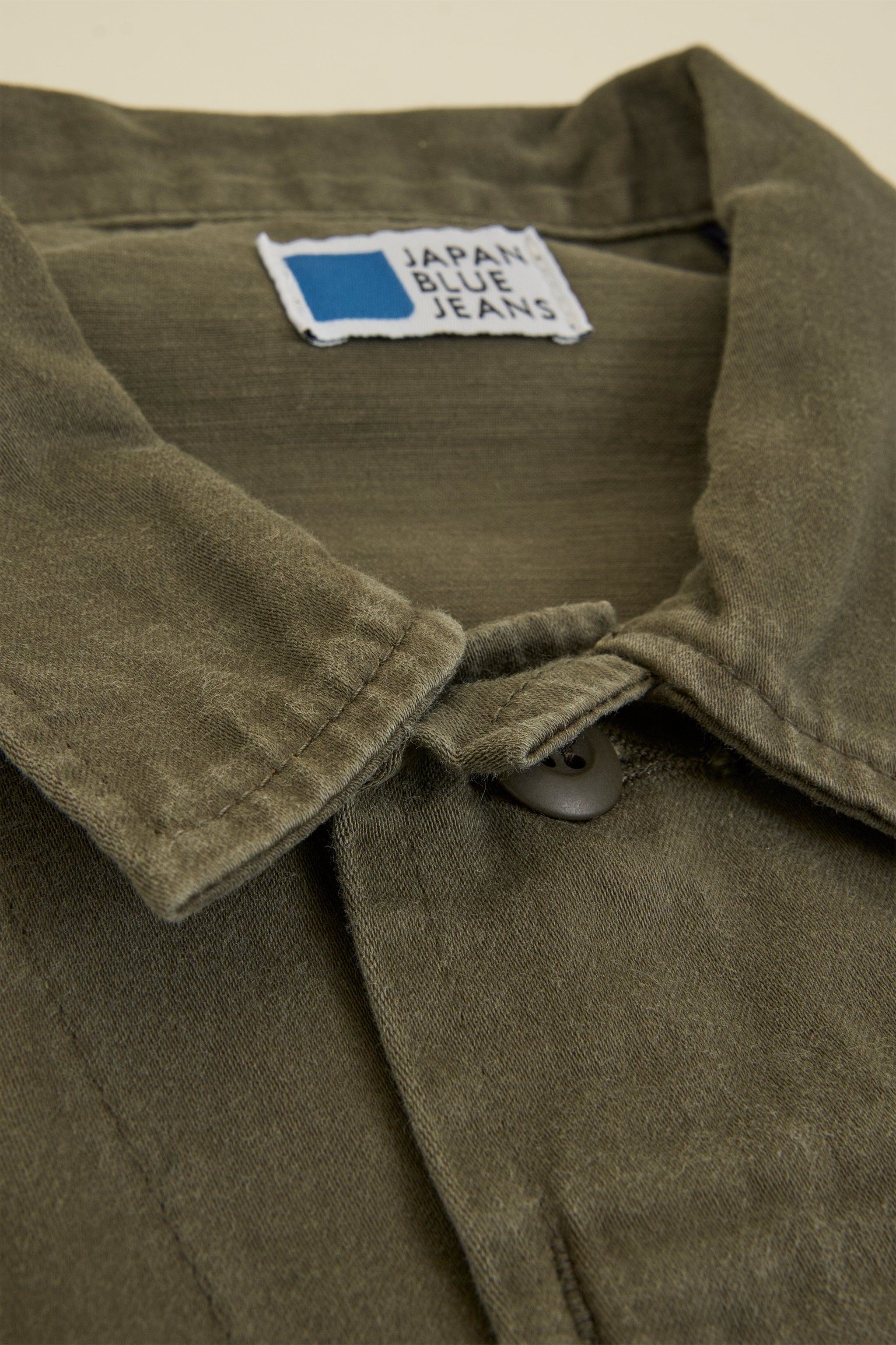 Japan Blue Sulphur Dyed Fatigue Jacket - Olive Drab