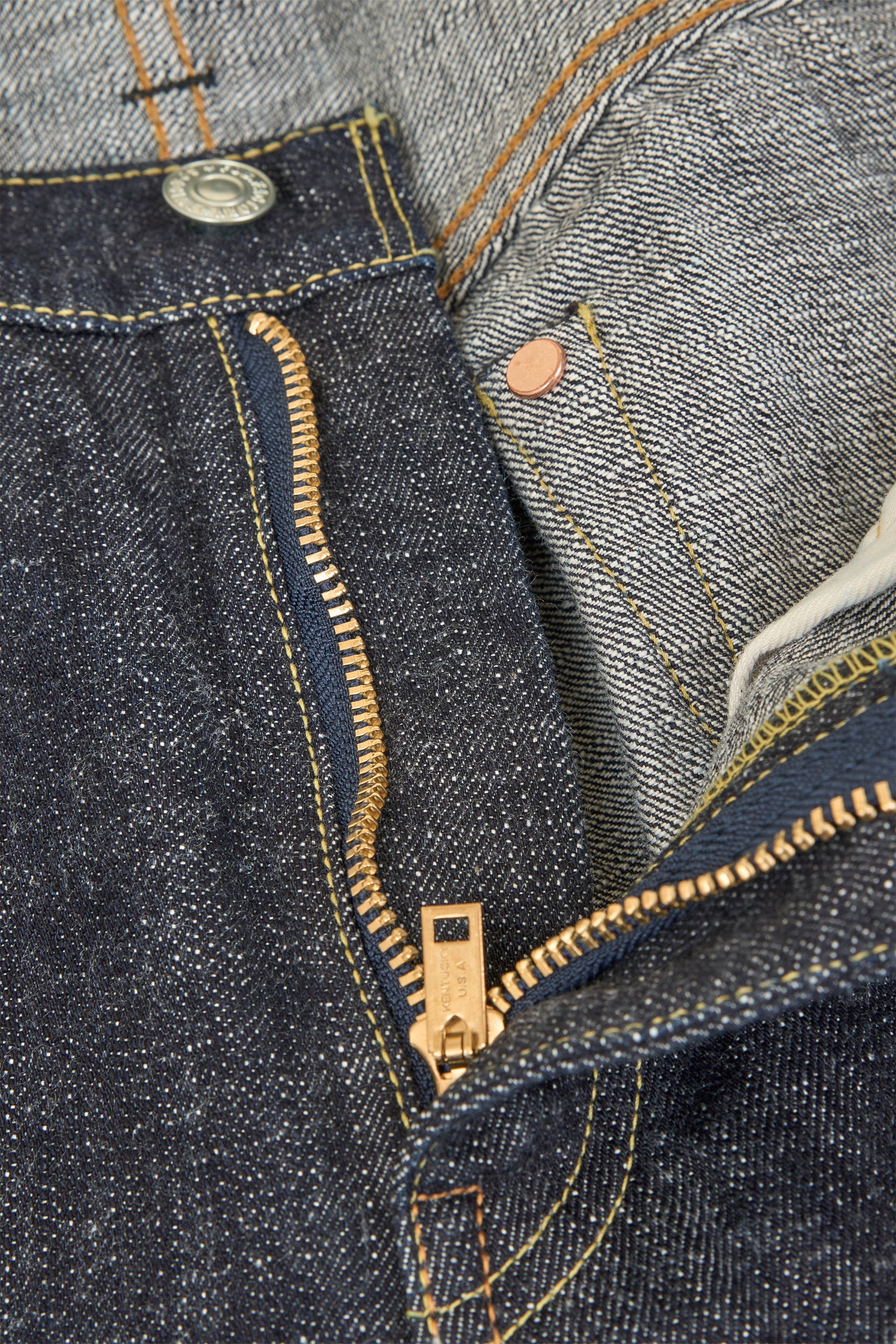 FOB Factory F147 Slim Straight Selvedge Denim - I4oz.