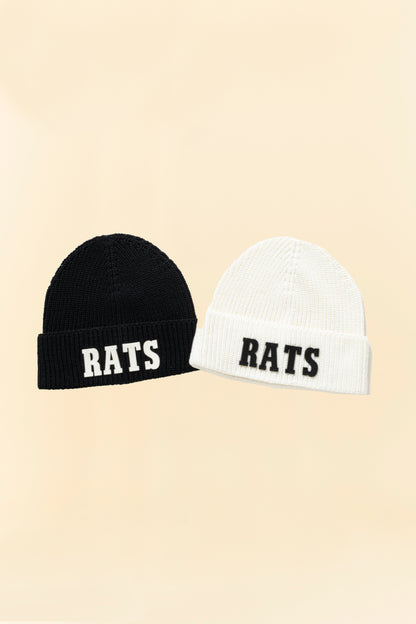 Rats Knit Cap - White