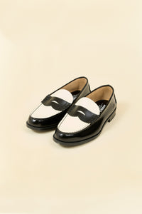 Kenford Shoes Combi Loafer - Black / White