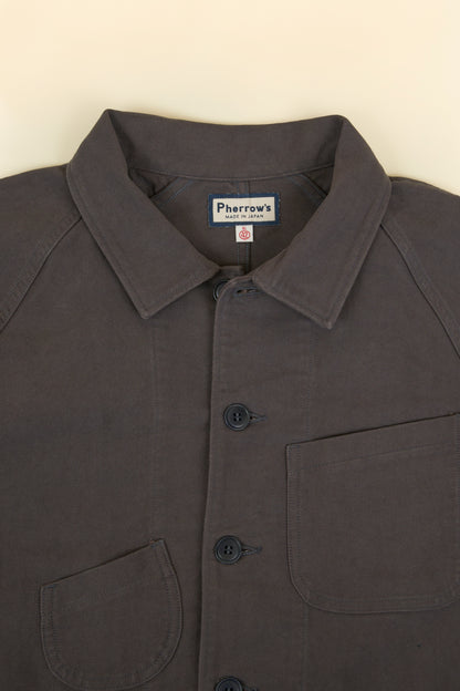 Pherrow's Nappa Workwear Jacket - Charcoal