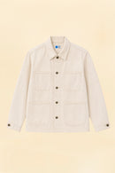 Japan Blue Organic Drill Coverall Jacket - Natural